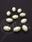Mărgele 13.5x10mm gaură perlă 2mm 1 pachet 40g ~64 buc 312374