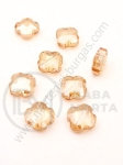 Cruce cristal 12x6mm Swarovski imitație auriu efect AB 1 pachet 5 bucăți 335410