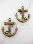 Pandantiv metalic 25x30mm bronz antic 1 buc 308139