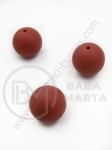 Bilă de mărgele din silicon cu gaură de 20 mm, 2 mm, 1 paquet, 2 pc. 317122
