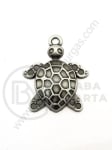 Pandantiv metalic 39x32mm broască țestoasă 1 buc 305562