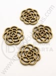 Element metalic de conectare 16,5x2mm bronz negru NF 10 buc 308447