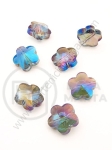 Flori de cristal 14x7.5mm Swarovski imitație cameleon effect AB 1 pachet 5 buc 335406