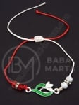 Om de snow metalic Martenitsa cu cristal 1 pachet 12 buc 104456