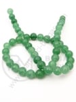 Margele de aventurină verde de 8 mm. ~48 buc. Prima dată. 351051