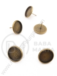 Base tip cercei pentru incrustare 14mm 1 pachet 10 bucati 301655