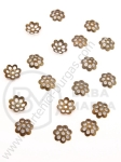 Capac metalic NF culoare bronz antic 6mm 300 buc 301559