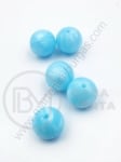 Bilă de mărgele din silicon 15mm gaură 2mm 1 paquet 5 buc 317072