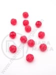 Glob trandafir 8x7mm perlă roșie 1 pachet 40g ~177 buc 312093