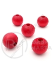 Bilă de lemn rouăma ~16mm gaură 5mm 1 paquet 40g ~25buc 321300