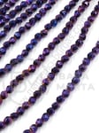 Poligon de hematit 3,8~4mm gaură 1mm ~40cm ~100buc 1buc 353227