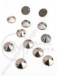 Piatră acrilică 10mm grafit pentru cusut 50 buc 153103