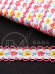 Panglică cu flori 13mm 1 pachet ~20 metri 411189