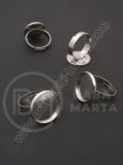 Inel de bază pentru instalare 14mm culoare argintie 1 pachet 4 buc 302087