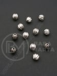 Mărgele SSV bila 7.5x8mm culoare argintie 1 pachet 80 buc 318469
