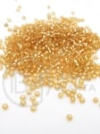 Mărgele de vitella aurii cu fir metalic de 2 mm. 50 g. 332025
