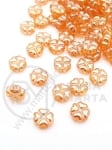 Cristal Clover 8x8.5x4mm imitație efect Swarovski orificiu AB 0.8mm 1 pachet 10 bucăți 335567