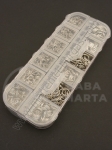 Inele 4,5,6,7,8,10x0.7mm culoare argintie ~1020 buc 1 buc 301488