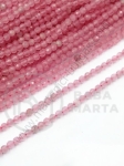 Colier din jadeit ~bilă fațetată de 3 mm ~125 bucăți 353030
