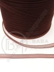 Panglică organza ~6mm maro 20 meters 451509