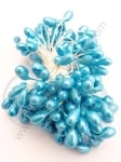 Stamine ~5x~8x~60mm blue perlat 1 pachet ~95 buc 181315