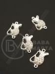Conector mouse cu cristal 20x11mm 1 pachet 5 buc 307838