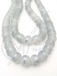 Şir de mărgele cristaline 9x10.5mm galvanizat 1 brad ~65 buc ~58cm 342410