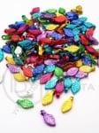 Pandantiv fruct 10x6x2.5mm amestec metalic 1 pachet 40g ~800 buc 312680