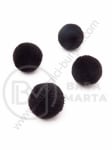 Pompom 20mm negru calitate suplimentară 1 pachet 20 bucăți 461230