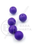 Bilă de mărgele din silicon cu gaură de 15 mm, 2 mm, 1 paquet, 5 pcs. 317065