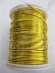 Sârmă de cupru 0.8mm auriu perlat ~7 metri 1 rolă 141135