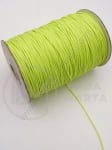 Sfoară coreeană galben-verde (imitație piele) 1mm 1 rolă ~175 metri 441388
