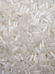 Tije de vitola transparente, alb curcubeu, 4~5x2mm, 1 pachet, 50g, 331036