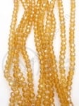 Şir de cristale 4x3mm curcubeu auriu 1 buc ~49cm ~140 buc 342476