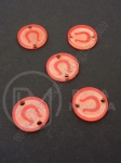 Placă acrilică 17x2mm cu potcoavă 1 pachet 10 buc 181625