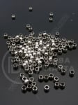 Mărgele din oțel 3x2mm, culoare argintie, gauge 1.6mm, 1 pachet, 20 buc. 305691