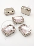 Placă de sticlă (cristal) 13x18mm roz în cutie metalică 1 pachet 2 buc 151524