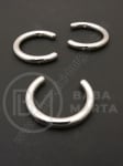 Mărgele din plastic SSV 40x34x5mm color argintie gaură 1.5mm 1 pachet 10 buc 318538