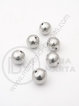 Bilă de aluminiu 10mm color argintie 1 pachet 10 buc 306180