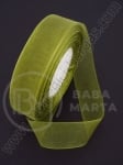 Panglică organza 25mm verde ~45 metri 8048