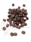 Șaibă de lemn 6x3mm maro gaură 2mm 1 pachet 40g ~660buc 321139
