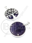 Pandantiv Ametist 32x28x10.5mm 1 buc 355615
