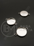 Element de bază OȚEL (304) pentru instalare 12mm 1 pachet 3 bucăți 307922