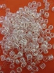 Mărgele transparente de sticlă, perlă 3mm 50g 333116