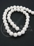 Colier Piatră vulcanică - LAVA 10mm alb ~39 bucăți 1 buc 352821