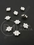 Mărgele SSV 8x11x3.5mm color argintie gaură 1.5mm 1 pachet 100 buc 318646