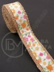 Bandă de pânză de sac cu bandă textilă width 25mm - length ~2 meters 1 rollă 462047