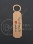 Etichete carton 13x50x0.5mm gaură 9mm 1 pachet 20 buc 111288