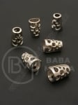 Capac plastic SSV 14x9.5mm culoare argintie 1 pachet 50 buc 318551