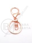 Închizatore 35x25mm + inel dublu 30x2mm color cupru auriu 1 pachet 2 buc 302182